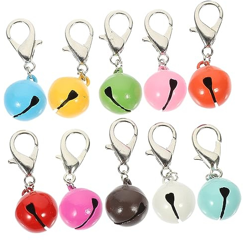 UPKOCH 10pezzi Campanelle per Collare Campanelle Decorative Resistenti all Usura per Collare Cane e Gatto da Appendere per Animali