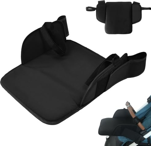 Zithgen Repose-Pieds Poussette Universel | Extension Rallonge en Tissu Oxford Respirant 35x30cm | reposapiés Para cochecito Rallonge pour | Facile à Installer | Accessoire pour Poussette Bébé