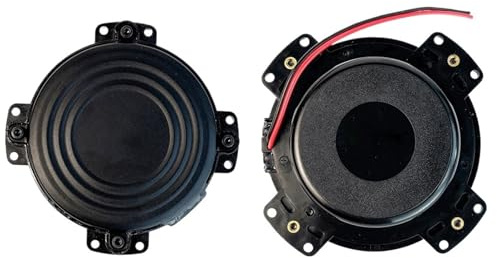 Puck Mini Bass Shaker 4/8Ohm 30W Transductor táctil Altavoz de vibración de Baja frecuencia Sensación de bajo Sofá Silla(4Ohm-1PC Black)