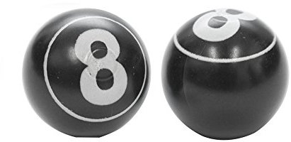 Etc 8 Ball Valve Caps Black