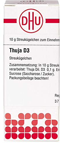 DHU Thuja D3 Streukügelchen, 10 g Globuli