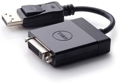 DELL DANARBC084 Adaptadores de cable de vídeo, DisplayPort, DVI, Negro, Gris
