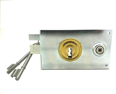ABUS ff0920227 a Seine H F Z G G Kastenschloss, mit Griff/horizontale mit mit Schlüssel für Öffnung links außen 82 x 140