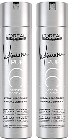 2er Infinium 6 Pure Extra Strong Hairspray Loreal Professionnel 300 ml