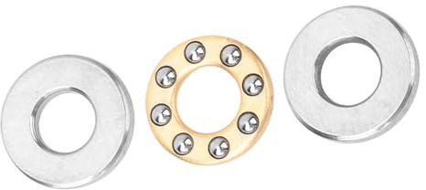 10pcs Druckkugellager Kugellager Miniatur Axialkugellager mit Unterlegscheiben F4-9M 4x9x4mm | Niedriger Reibungskoeffizient, hohe Tragfähigkeit, inklusive Unterlegscheiben, präzise Fertigung, ideal für Modellbau, 3