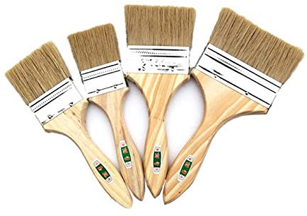 Professional chip Paint Brush, Household Paint Brush, Furniture Paint Brush, Paint Brush, Wallpaper Brush 4 Pieces (2 inches, 2.5 inches, 3 inches, 4 inches)