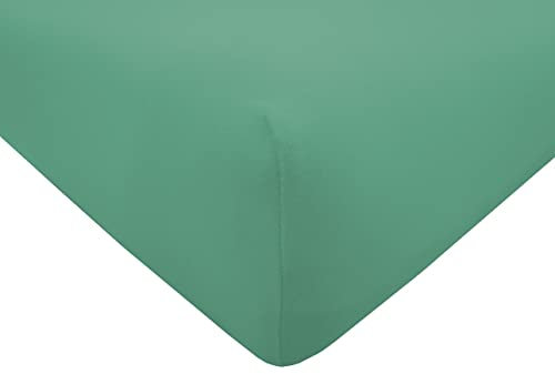 Dukal | Bezug für Massageliegen | 65-70 x 195-200 cm | aus hochwertigem DOPPEL-Jersey | 100% Baumwolle | Farbe: jade
