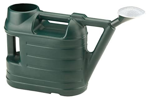 ANGIX 6.5L Watering Can with Sprinkler Head for Indoor & Outdoor Gardening with Double Handles | 6.5L Plastic Plant Watering Can for Houseplant Watering Cans - Green (6.5 Ltr)