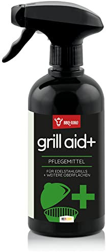 BBQ-Toro Cura Spray Grill Aid+ | 500ml | Cura della griglia per superfici in ghisa e Acciaio Inox | Cura dell'Acciaio Inox per fornelli a Gas, elettrici, Cura Spray per ghisa