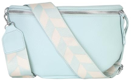 simaranda Damen Bauchtasche stylisch Umhängetasche Hüfttasche Bodybag Gürtel Crossbody Bag Schultertasche mit Verstellbaren Gurt 25