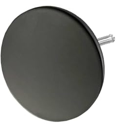 arteneur Badewannenstöpsel Universal Schwarz Matt, Edelstahl | Dreifach-Dichtung, rostfreier Edelstahl, höhenverstellbar 45-78 mm, für Siphons 40-50 mm, extra schwer für stabilen Halt