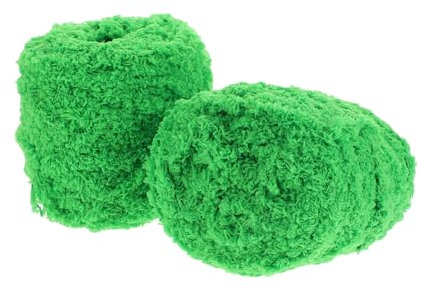 Anneome Handgefertigtes Strickgarn-Set 2er-Pack Korallenfleece-garn Zum Häkeln Stricken Basteln Weiche Textur Robust Lichtecht Leicht Zu Verstauen