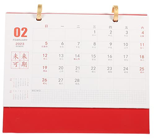 PLAFOPE Tischkalender Stehender Desktop Kalender Mit Täglicher Notizfunktion Dekorativ Für Büro Und Zuhause Design Für Organisation Und Planung