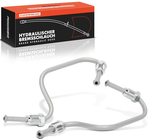 Frankberg 2x Bremsschlauch Bremsschläuche Hinterachse Replace# 1K0611763E | Kompatibel mit Golf Plus 521 5M1 Golf V Variant 1K5 A3 8P1 O.c.t.a.v.i.a II 1Z3