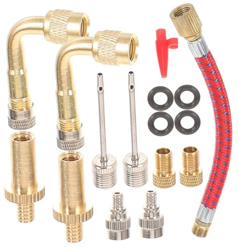 Anneome Adapter-Set – Universal-reifenfülldüse Für Inflatorpumpe Messgerät & Elektromotorrad & Fahrrad