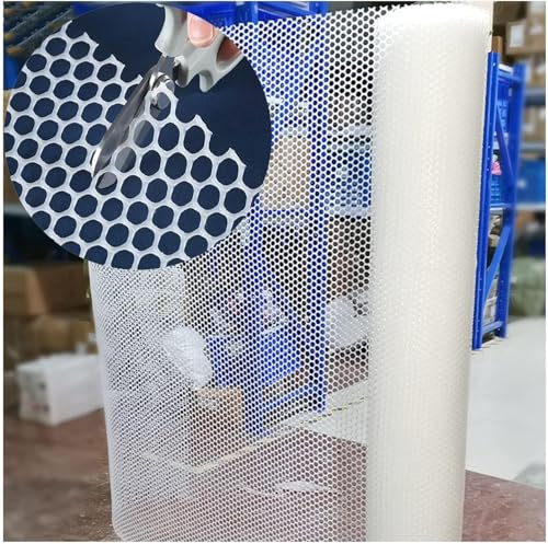 Langlebiges, schneidbares Kunststoff-Gartenzaun, Sicherheitsschutz, Geflügelzaun für Hühner, 1 m x 15 m, transparent, 0,8 cm Netz, ideal für den Schutz von Tieren im Freien