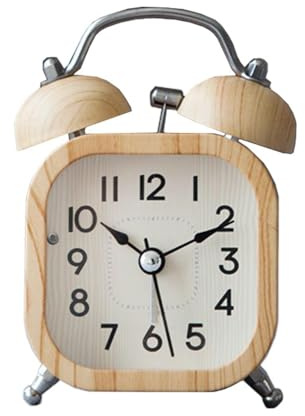 Kuntesetty Sveglia Meccanica con Suoneria per Uomo E Donna, Orologio da Tavolo per Sala Studio