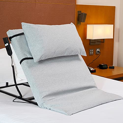 Electric Backrest for Medical Use, Adjustable Lifting Bed Support, Portable Pillow Lifter for Neck and Lumbar Comfort