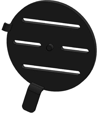 Kaminrost/Ascherost Rund Ø 185 x 10 mm passend für Wamsler** Kaminöfen inkl. Modellübersicht - Ascherost Kamin aus massivem Stahl - Feuerrost feuerfest & hitzebeständig