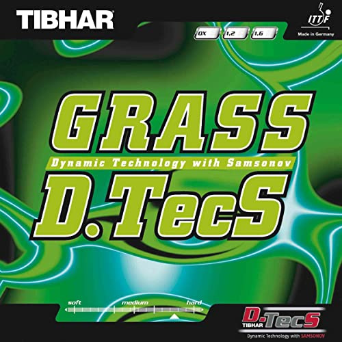 Tibhar Revêtement Grass D.TecS, noir, OX