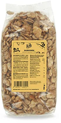 KoRo - Fèves grillées & salées 750 g - Un en-cas croustillant et peu calorique