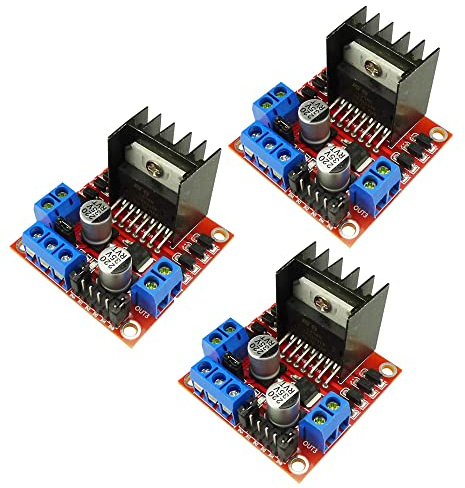 Aihasd 3 STÜCKE L298N Motor Drive Controller Board Modul DC Stepper Modul | Dual H Bridge für Arduino
