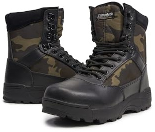 Brandit Phantom Tactical Homme Bottes noir cuir, textile Regular/Coupe standard