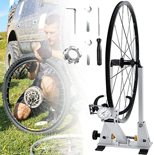 GBHJJ Fahrrad Montageständer, Fahrrad Rad Trimmständer Felgen Korrekturständer Fahrrad Kalibrierständer, Fahrrad Reparatur Werkzeuge für Rennrad Mountainbikes