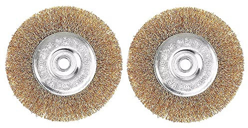 Baricus Bürstenset für Akku-Fugenkratzer, Fugenreiniger - 2 teilig - 2x Drahtbürste - QV90156