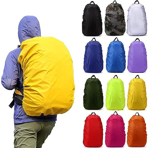 Van Der Linn Waterproof Backpack Cover 35L Bag Camping Hiking Outdoor Rucksack Rain Dust (Black)