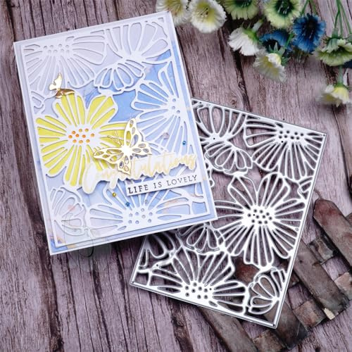 Kokorosa Stanzschablonen für Scrapbooking, Blumen-Stanzformen, Metall-Stanzformen zum Basteln, Stanzformen für Kartenherstellung, geeignet für Party, Hochzeit, Urlaub usw.