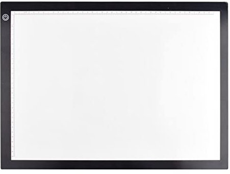 A3/A4 Leuchttisch, Lichtblock mit Touch-Dimmer, LED-Kopiertafel, superdünn, für Tattoos und Zeichnungen (a3, a4)