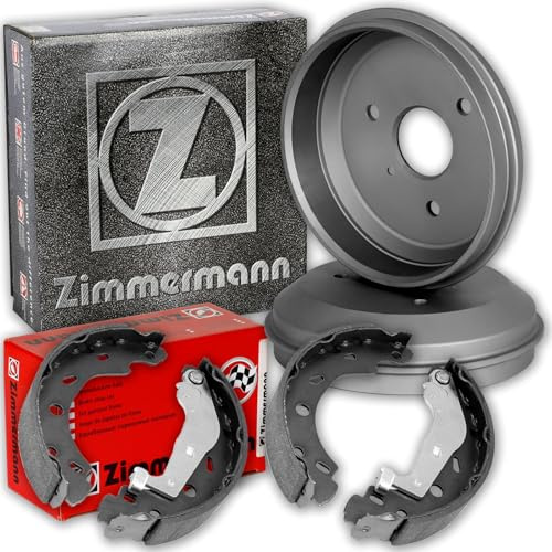 Zimmermann Bremstrommeln + Backen passend für 450 451 452 ForTwo Cabrio