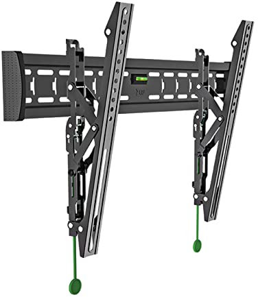 Support mural inclinable pour TV à écran plat LED LCD OLED Plasma 40 65 VESA 600 x 400 mm Supporte jusqu'à 36,3 kg