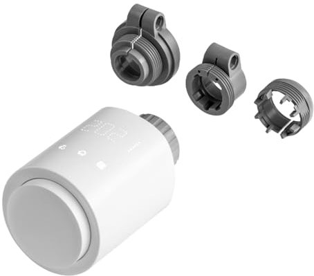 Miratic Cabezal Termostático Radiador Tuya Smart Wi-Fi - Termostato Calefaccion WiFi - Valvula Termostatica Radiador Programable Termostato Inteligente, Compatible con Alexa y Google Home