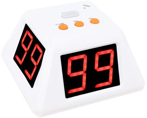 4 -seitiger Countdown -Timer, Schach- und Kartentimer, 2 Ziffer 4 in Display, Poker -Turnier -Timer, Commercial Kitchen Cook Countdown -Timer mit Klarem LED -Display, Lautes
