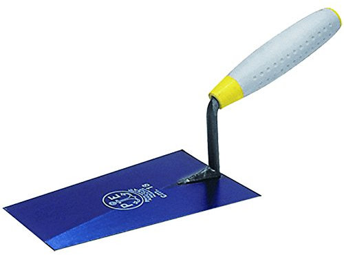 Cazzuola Punta Quadra Modello Italiano. Con Manico In Gomma Antiscivolo Ergonomico 'Sintesi'.