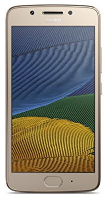 Motorola Moto G5 Smartphone, 16 GB mit 3 GB RAM (Dual SIM), UK-SIM-frei, feines Gold, PA610127GB