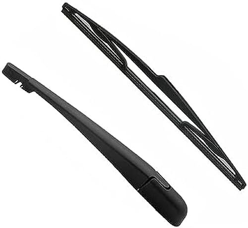 WouND Hinterer Scheibenwischerarm Und Blatt Set Passt für Peugeot 307 2001-2008 14 Scheibenwischer Hinten Ersatz