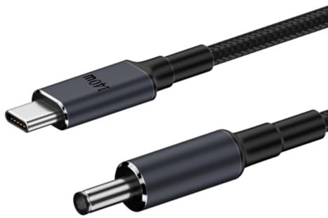 CY Cable Type C USB-C Input to 20V DC 5.5 * 2.1mm Output Power 100W 135W 140W 65W PD Charge Cable for Laptop