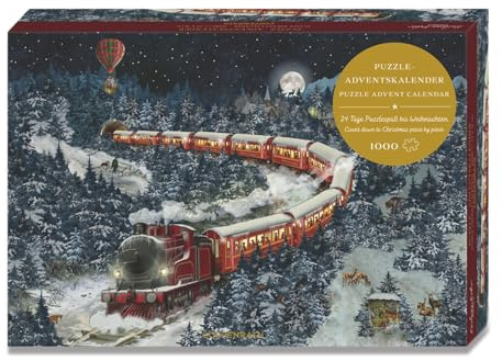 Puzzle-Adventskalender – Weihnachtsexpress