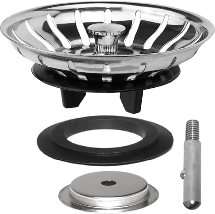 2 in 1 Plug Strainer Basket Diameter 80 mm Suitable for IKEA Atlant