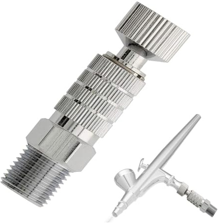 Adaptador para aerógrafo, conectores de manguera de 1/8 pulgadas | Acoplador de cobre de liberación rápida para belleza, peluquería, modelado, pintura