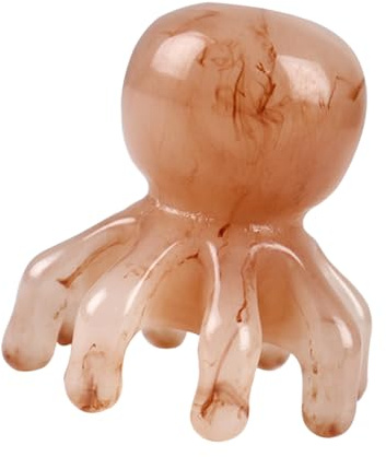 Pettine massaggiante per la testa, testa di calamari portatile, per il cuoio capelluto, dispositivo per la spa, unico