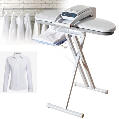 JINTAOMA Presse à Vapeur Professionnelle 1800 W avec Support, Grande Surface De 800 X 310 Mm, Pression De 50 Kg, pour Draps, Taies d'oreiller, Serviettes Et Presque Tous Les Types De Withstand