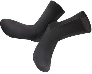 wueiooskj Varm 5 mm neoprenstrumpor för dykning, simning, surfing, båtliv, snorkling. 1 par 3 mm neopren, dykning, surfing, simstrumpor, vattensport, snorkelkängor.
