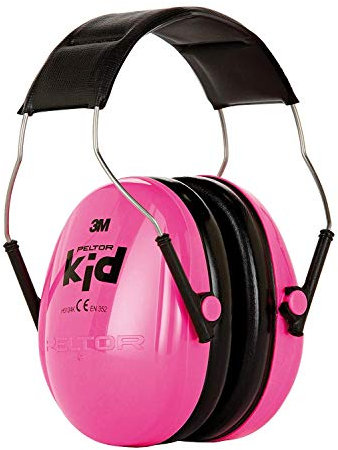 3M H510AK-442-RE Cuffie di Protezione Udito per Bambini, Rosa
