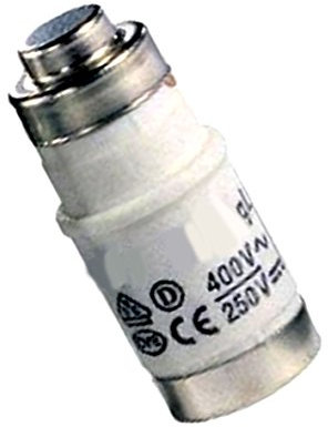 10 x Sicherungseinsatz - D01, 16A, grau