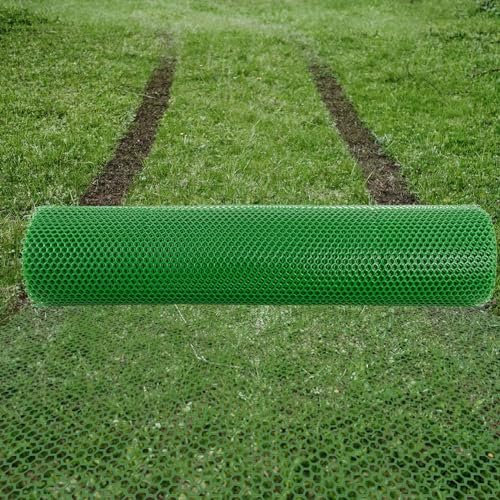 Easimat Grass Protection Mesh for Lawn or Car Park Reinforcement Green Plastic (10m)