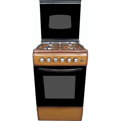Lar.el Cucina con Forno metano o gpl 4 fuochi Vetro valvolati 50x50 Grill Elettrico